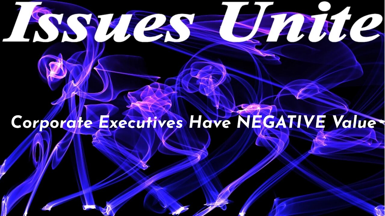 Corporate Executives Have NEGATIVE Value