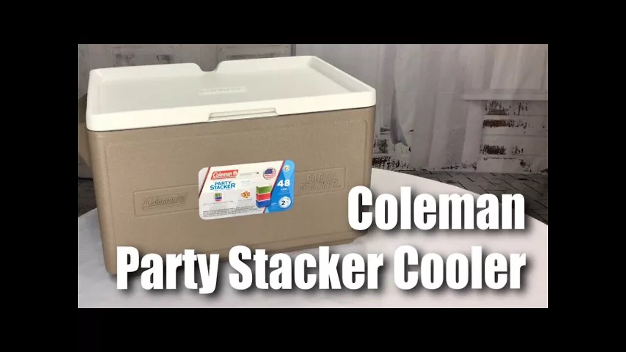 Coleman 33-Quart (48 can) Party Stacker Cooler Review