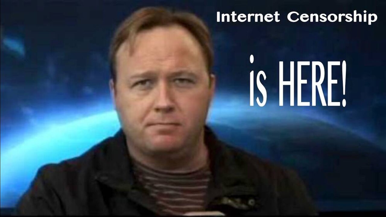 Alex Jones Was Warning of Internet Censorship in 2008