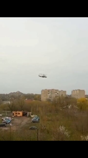 ★★★ Mi-28N, Ka-52 and Su-25SM attack Ukrainian positions near Popasna in the LPR