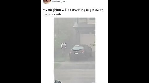 Husband will do anything to get away from his wife