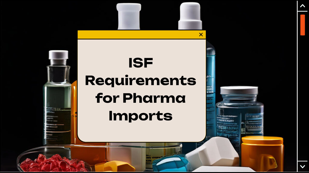 Mastering Importer Security Filing: Essential Tips for Pharmaceutical Importers