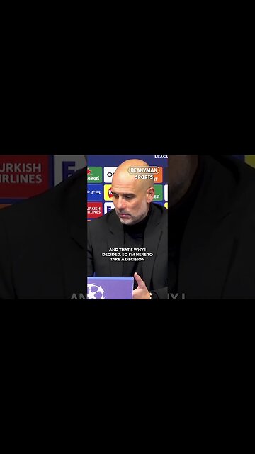 'I'm here to take a decision and I take it! My biggest quality as a manager' | Pep Guardiola