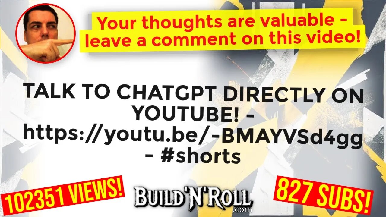 TALK TO CHATGPT DIRECTLY ON YOUTUBE! - https://youtu.be/-BMAYVSd4gg - #shorts