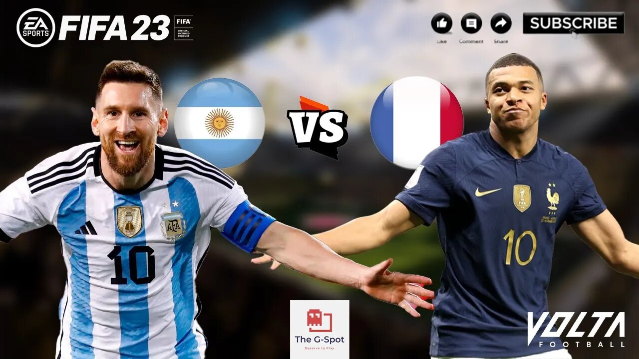 ARG vs France in FIFA23 Volta mode: Argentina takes revenge with a thrilling 5-3 victory!