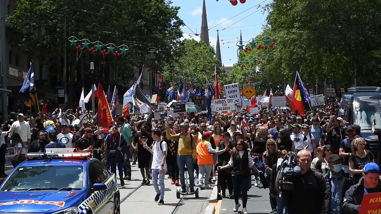 LIVE - Protest Melbourne FREE VICTORIA