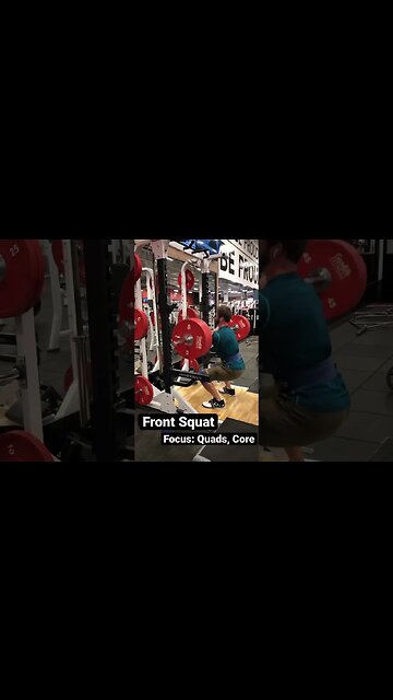 315 lb Front Squat - Quads and Core 💪