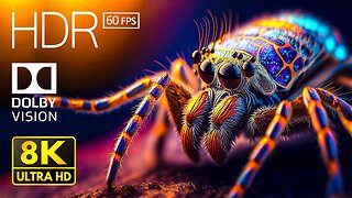 8K HDR 60fps Dolby Vision - With Animal Sounds | Colorfully Dynamic (60FPS HDR10+)