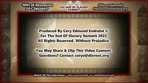 LIVE Historic Event For Freedom - The End Of Slavery Summit LIVE Replay - 50+ Speakers