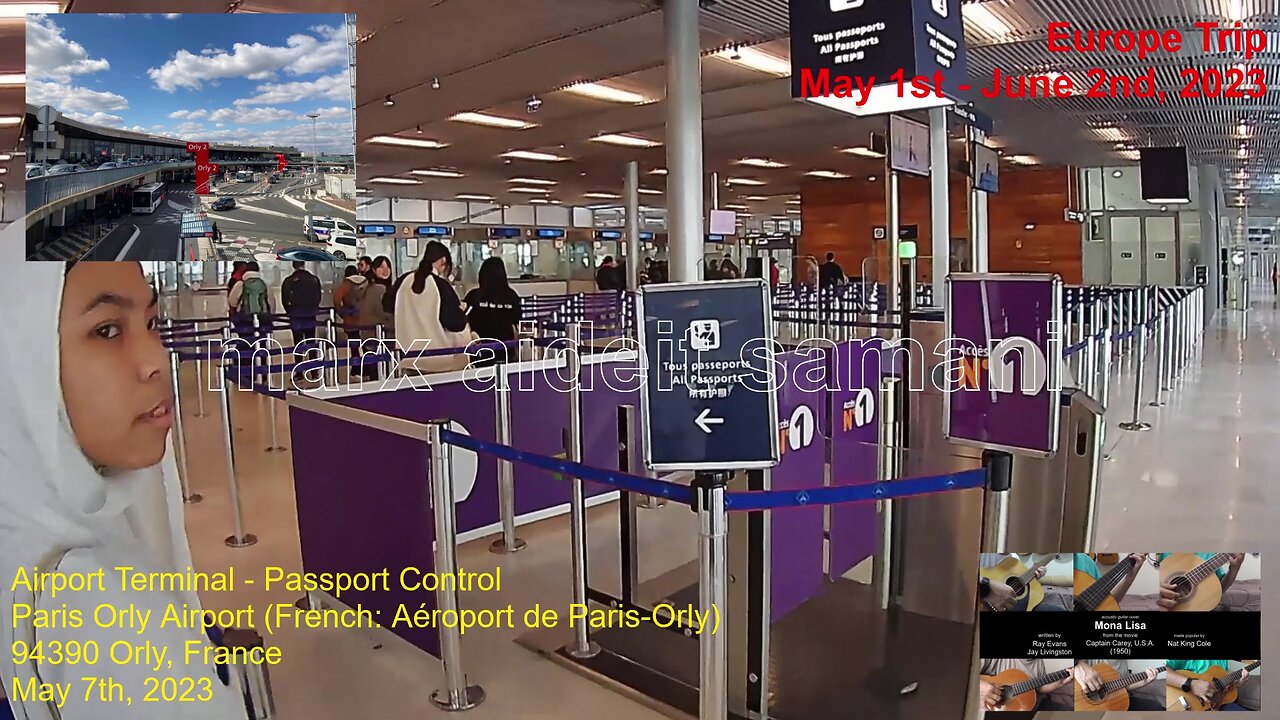 May 7th, 2023 19 Orly Airport: Passport Control Area