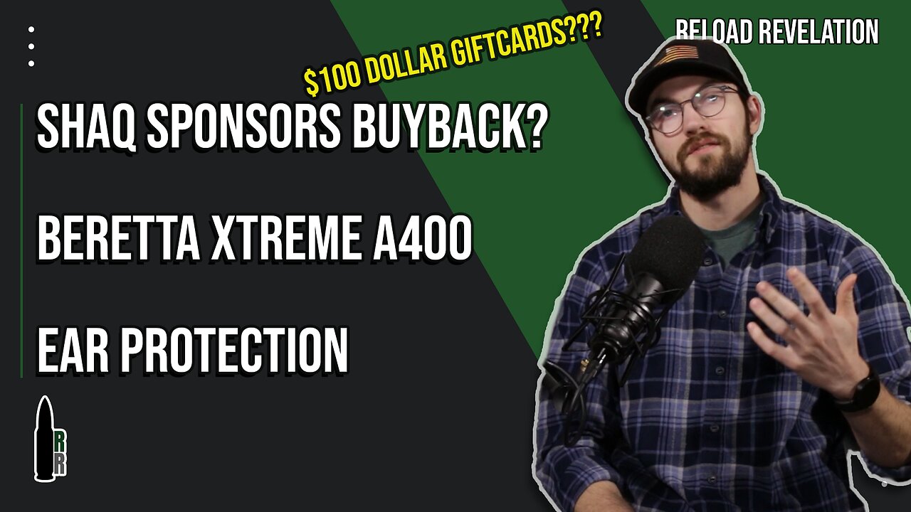 Shaq Sponsors a Buyback, Beretta Xtreme A400, Peltor Ear Protection — R&R