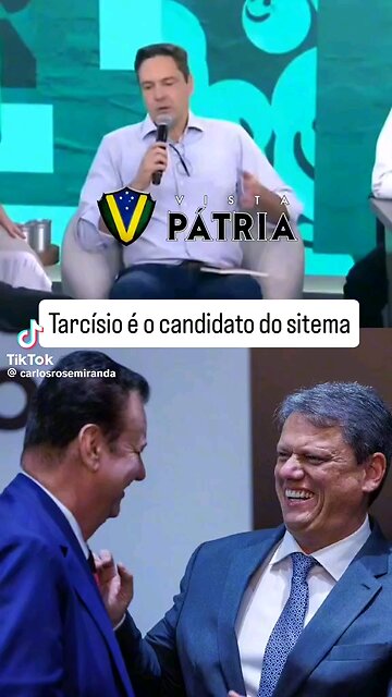 Tarcísio é o candidato do sistema