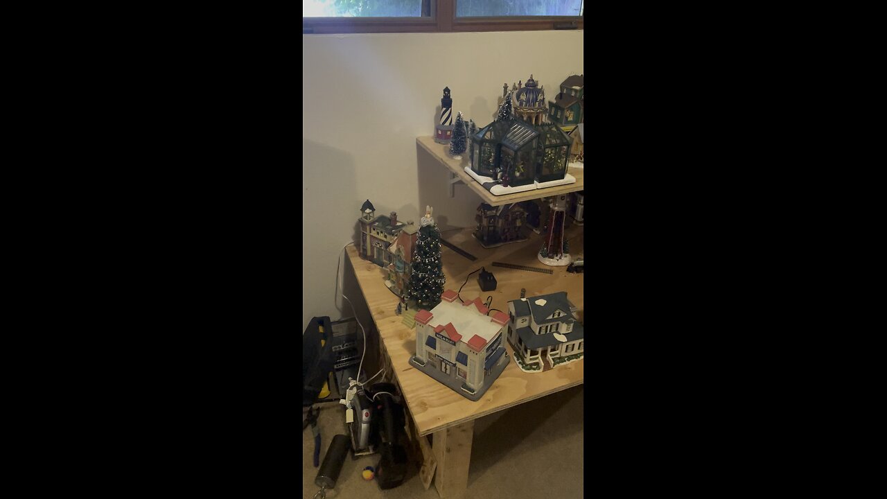 Christmas Village in work