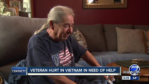 Disabled Vietnam veteran asking for help after multiple ailments left him unable to use his bathtub