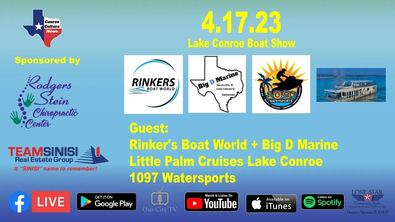 4.17.23 - Lake Conroe Boat Show - Conroe Culture News