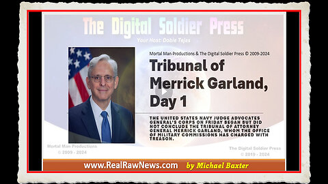 The JAG Tribunal of Merrick Garland - Day 1