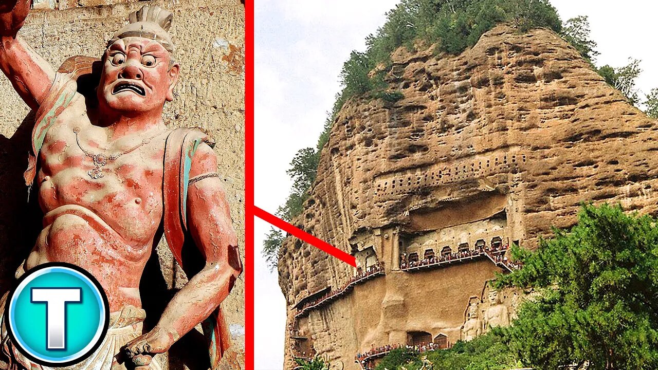 China's FLOATING Mountain Caves! | Maijishan Grottoes