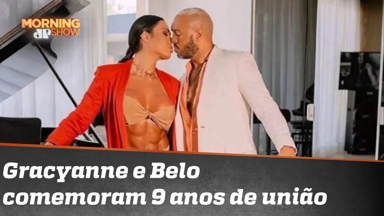 A linda declaração de amor de Belo para Gracyanne