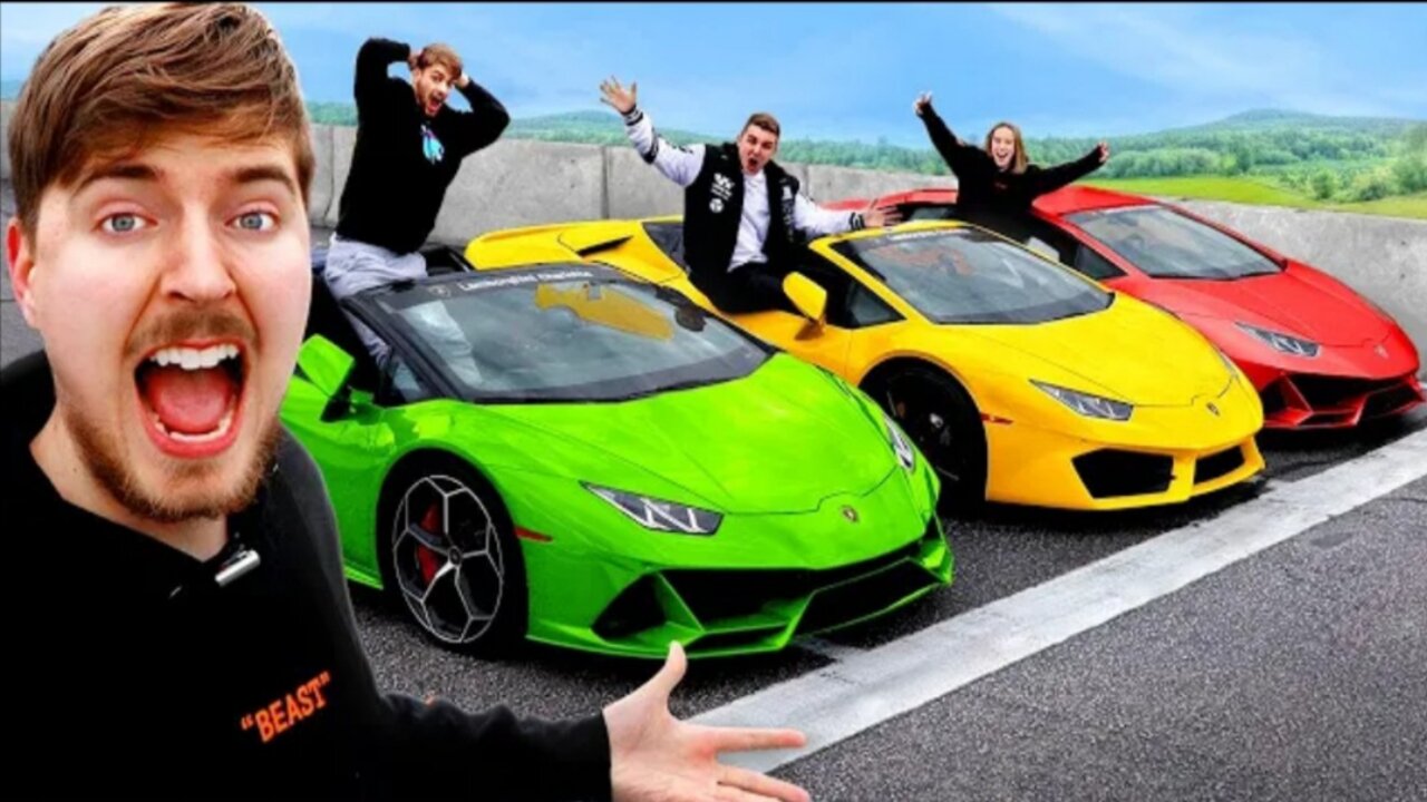 Lamborghini races ,winner keep Lamborghini.