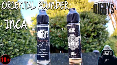 ORIENTAL PLUNDER & INCA by DIGBY'S JUICES 🔞 #digbysjuices #eliquidreview #ukeliquid #ejuice #vape