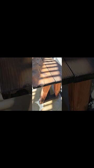 clean outdoor wood