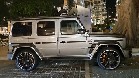 Brutal Brabus 800 Widestar G63 AMG lools great in grey! [4k60p]