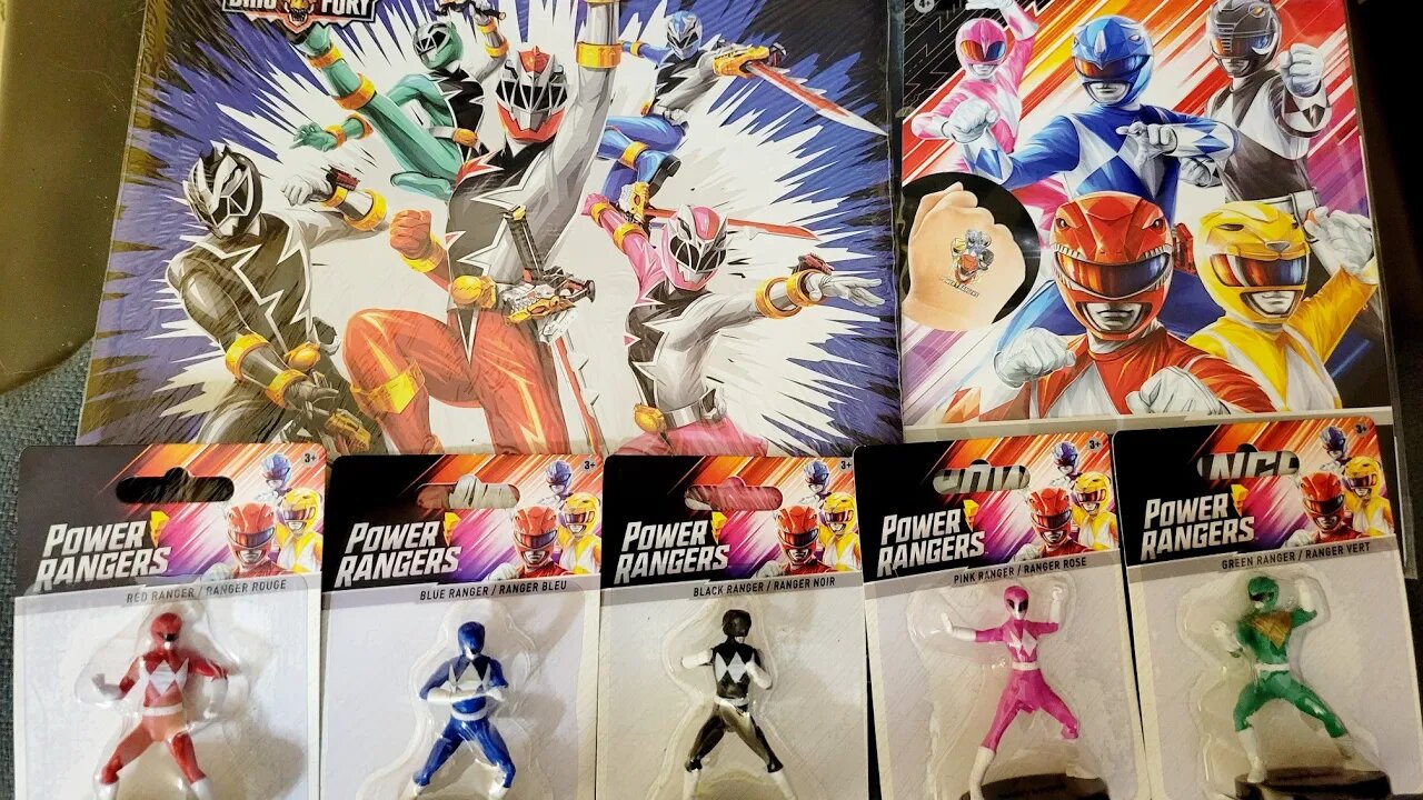 Dollar Tree Power Rangers Items - 8 Different Items! MMPR! Dino Fury Poster + Calendar - #dinofury