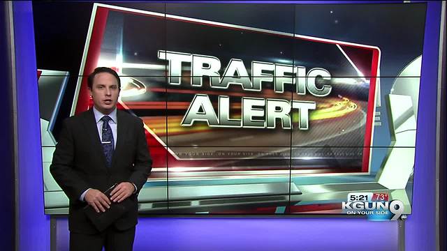 Arcadia Ave. closed between 4th St. and Baker St. due to crash