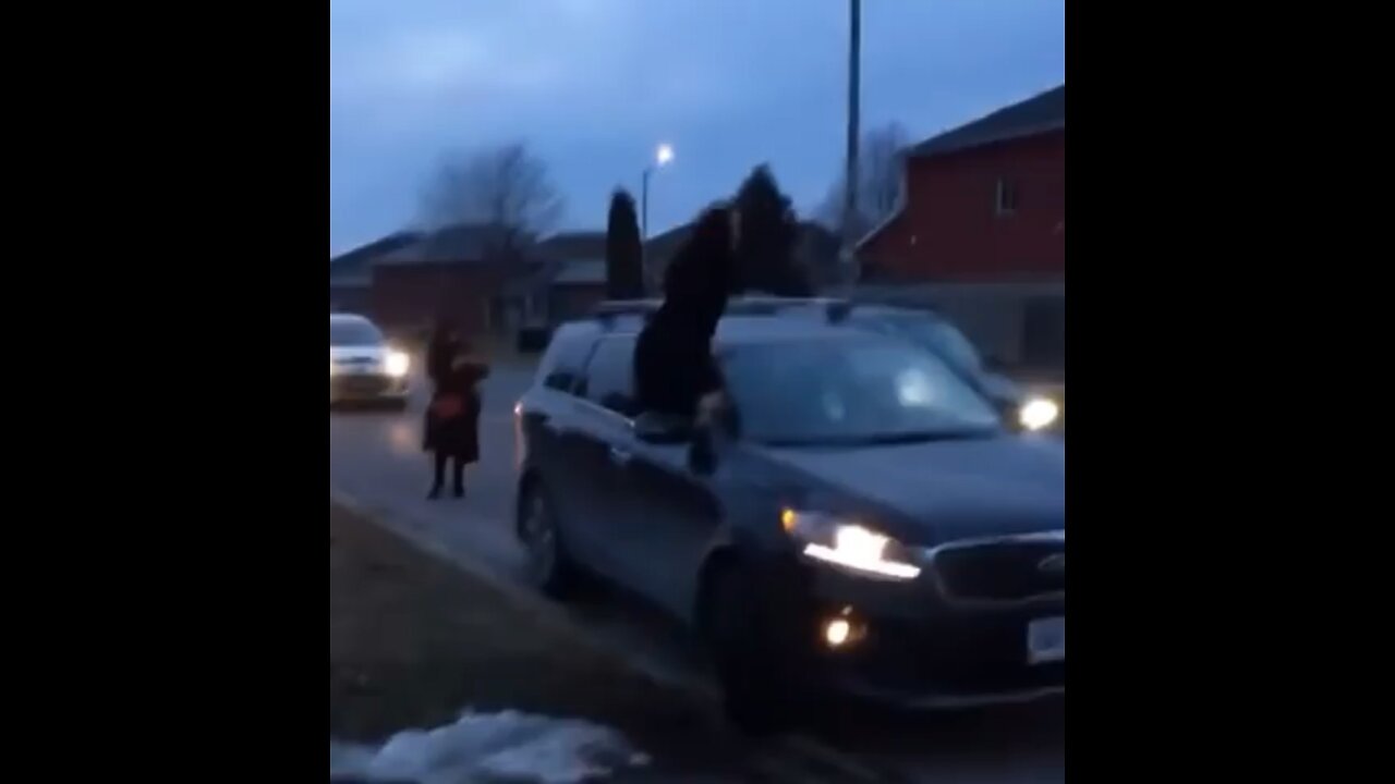 Fleeing the scene and publicly freaking out…