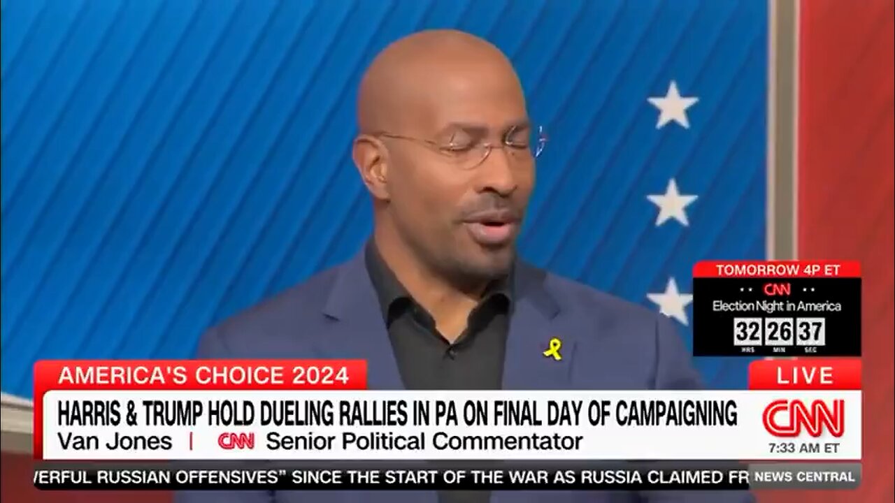 Van Jones from CNN feels "nervous and worried" about Kamala Harris' prospects in Pennsylvania