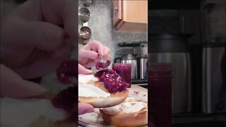 Cranberry, Cream Cheese, and Bagels