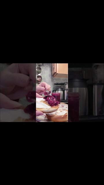 Cranberry, Cream Cheese, and Bagels