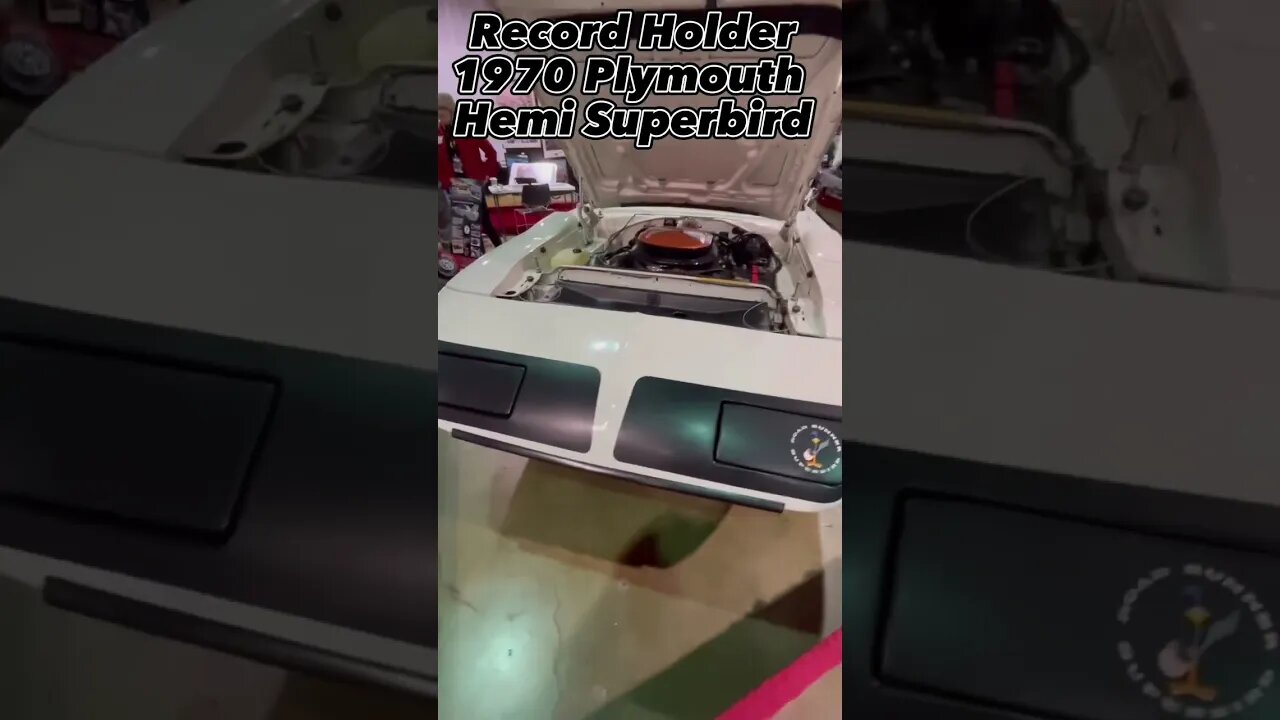 Record Holder 1970 Plymouth Hemi Superbird at MCACN! Real Deal! #shorts