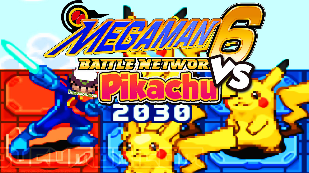 Mega Man Battle Network 6 VS Pikachu - GBA Hack ROM where you meet Pikachu Boss Fight in-game!