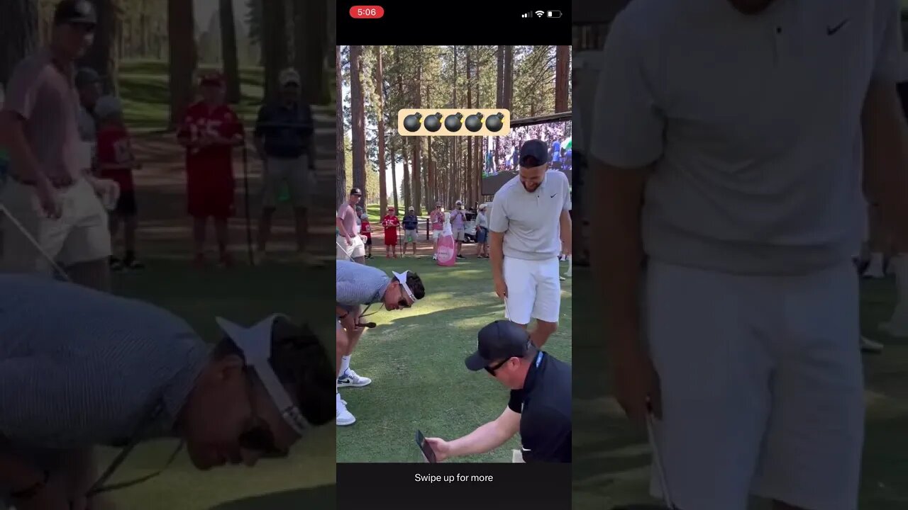 NFL Star Travis Kelce pummels a drive to win LonG drive! #traviskelce #golf #nfl