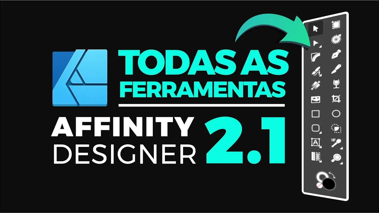 TODAS as Ferramentas EXPLICADS do AFFINITY DESIGNER 2.1