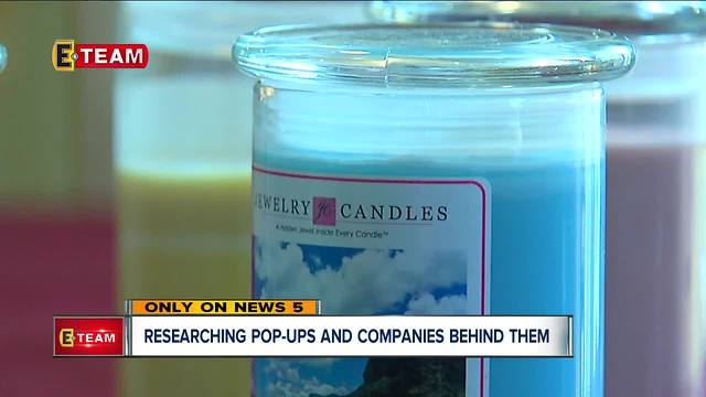 Researching pop-ups and companies before buying from them