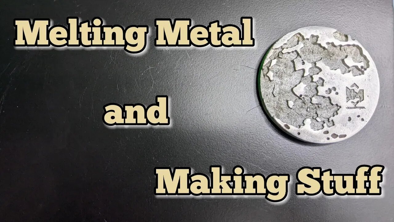 Melting Metal and Making Stuff - Backyard Metal Melting (DIY)