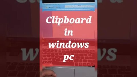 Clipboard in windows pc #shorts #youtubeshorts