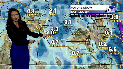 Snow in Boise just in time for Christmas!