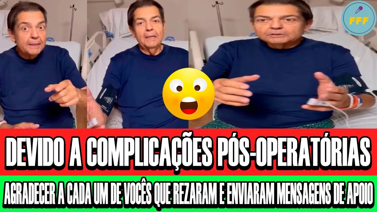 Faustão é readmitido no hospital após 24 dias de transplante