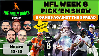 NFL Week 8 Pick 'em Contest (Not Advice) Show, with Special Guest - JBonez