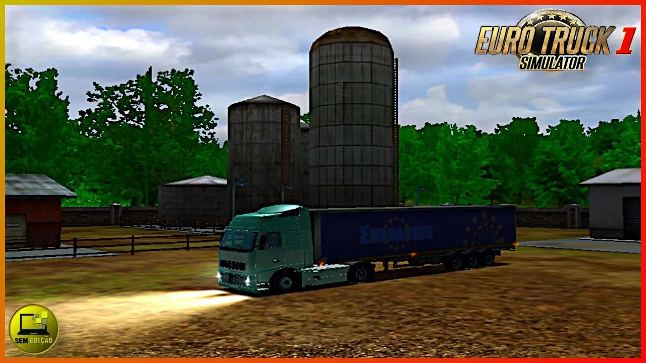 EURO TRUCK SIMULATOR 1 PT BR BORA JOGAR #18 BORDEUX BERLIM TRANSPORTE BATATAS #semedissaum #pc #game