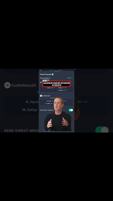 Fantasy Football Gaslighting at its best