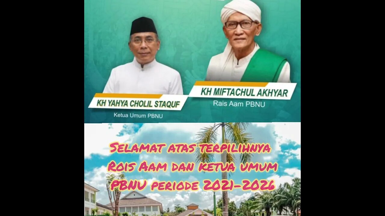 Gus Yahya Ketua Umum PBNU 2021-2026