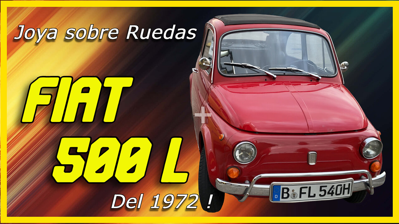 FIAT 500 L del año 1972 ! Joya Sobre Ruedas !!