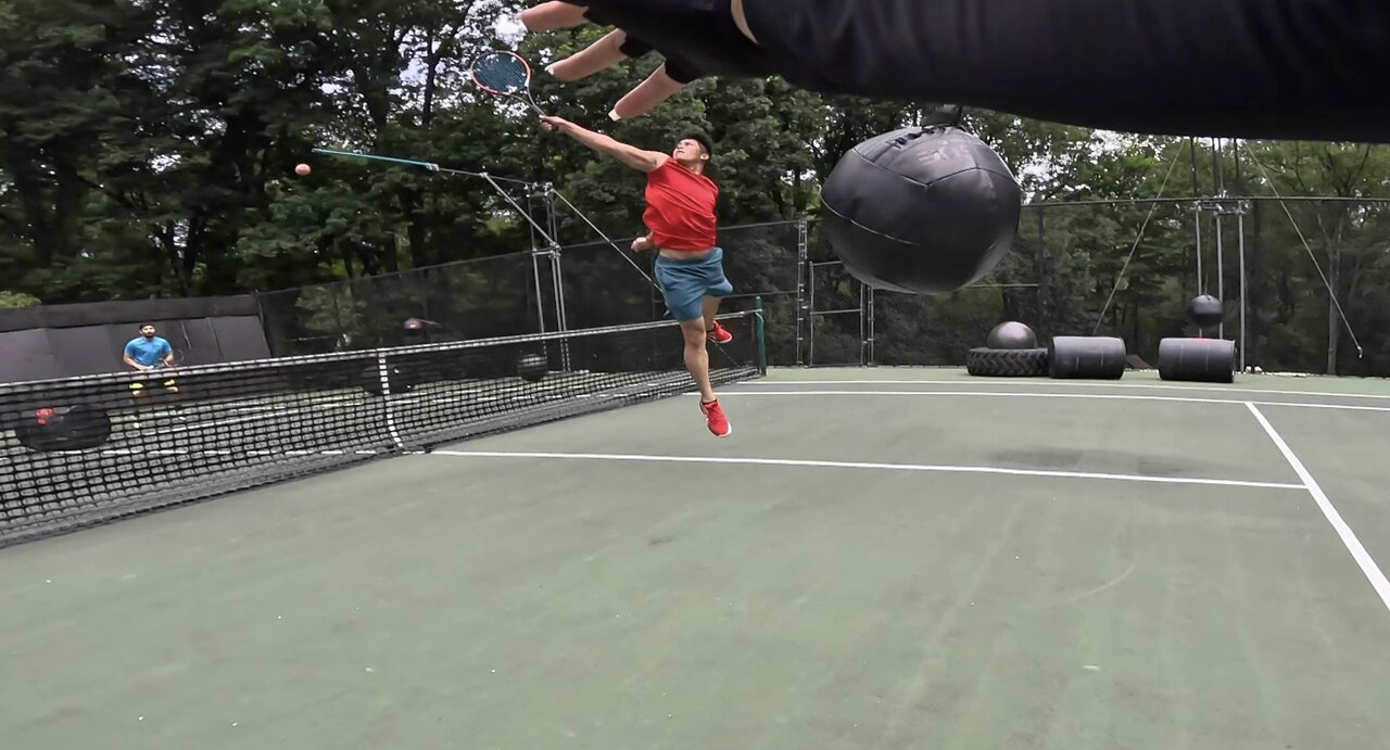 What stands out more here? Kage's Awesome Athleticism...or His Terrible Technique!