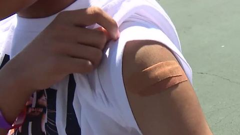 Immunization clinic held ahead of classes starting in Las Vegas