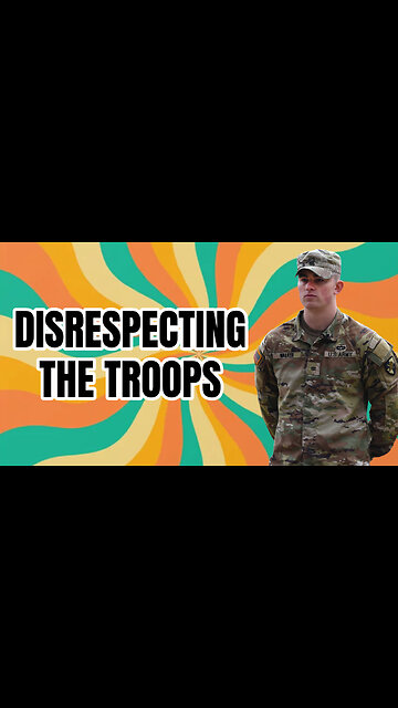 Disrespecting The Troops #shorts