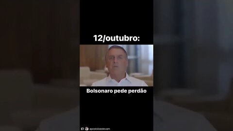 Bolsonaro pede perdão por suas palavras